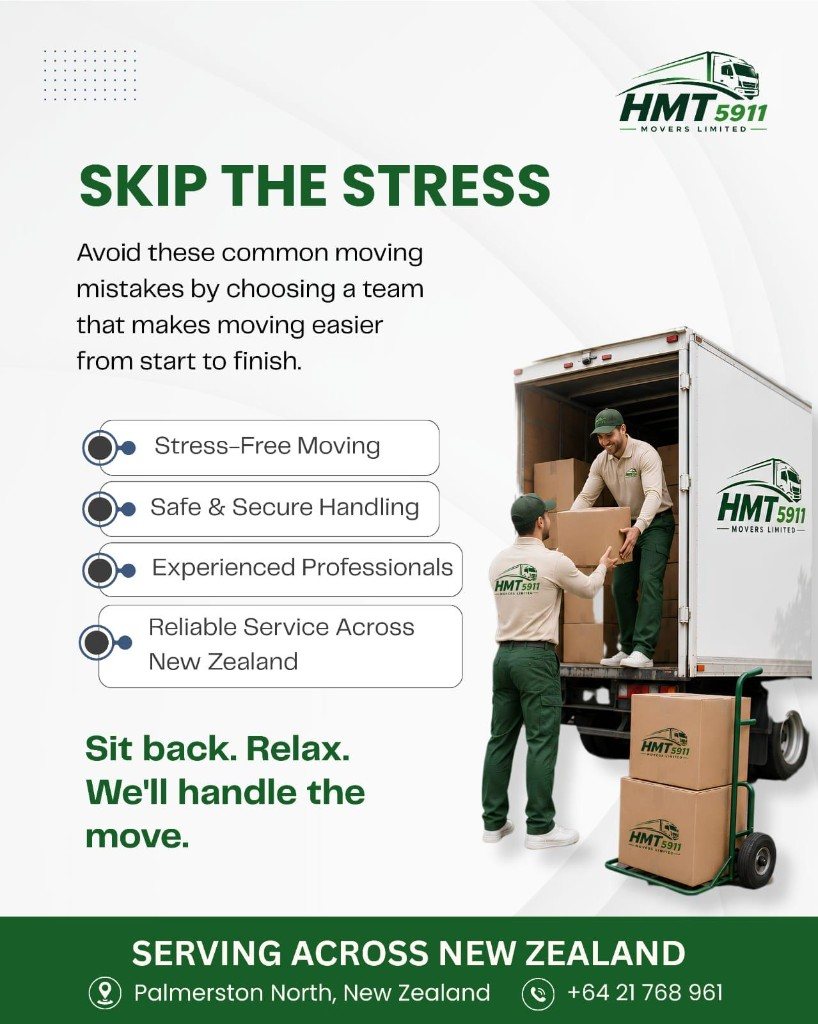 Skip the stress with HMT 5911 Movers